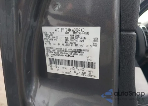 2012 Ford Escape Limited z USA, uszkodzony, nr VIN 1FMCU9EG8CKA41444